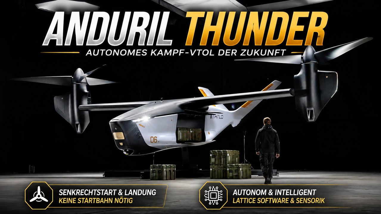 Anduril Thunder: So funktioniert der autonome Loyal Wingman der Zukunft