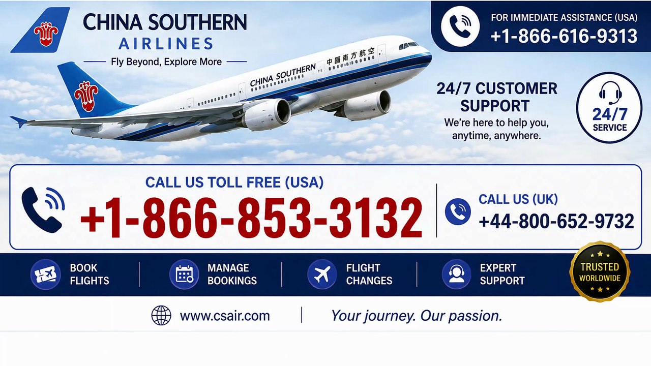 +1-866-853-3132 China Southern Airlines Change Flight Rules:  [LaTest GuIDE] Same-Day Flight Changes, Date Modification, Fees, Eligibility Rules, Assistance Phone Number & Quick Alert Updates