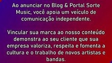 Anuncie no Blog & Portal Sorte Music!
