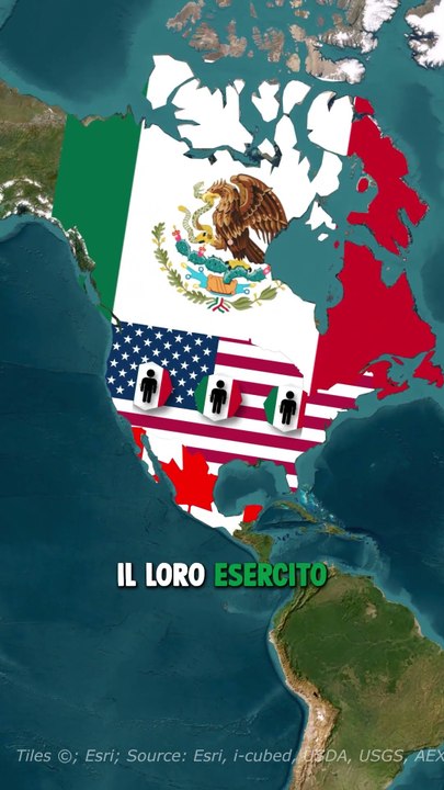 E se il Canada e il Messico si scambiassero di posto?!?