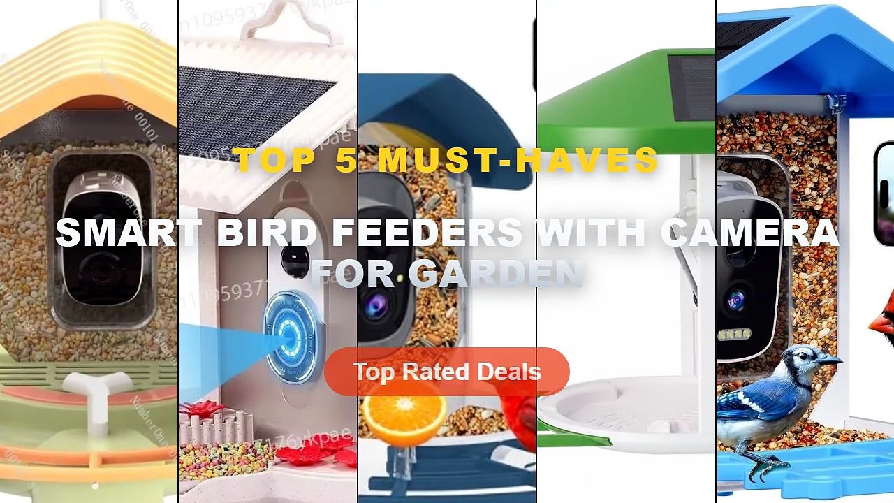 Why Everyone Is Buying Smart Bird Feeders With Camera For Garden - ATUBAN Smart Bird Feeder with Camera, AI Bird Species...