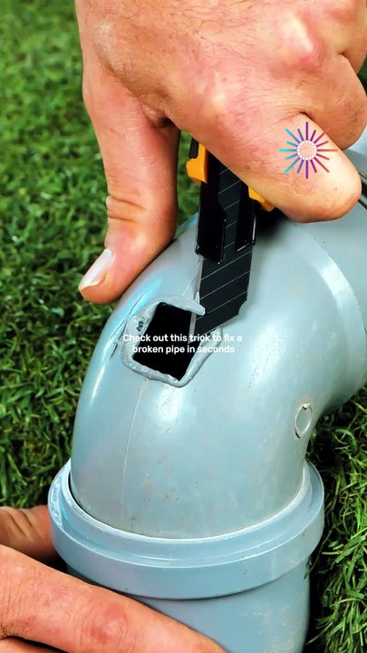 Learn how to seal pipe holes fast🛠️