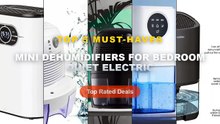 Top 5 Best Mini Dehumidifiers For Bedroom Quiet Electric (Must Have!) - Air Dehumidifier Portable Mute Moisture Absorber...