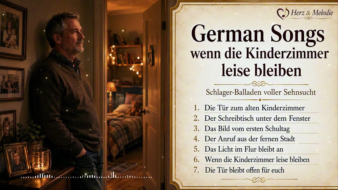German Songs wenn die Kinderzimmer leise bleiben | Schlager-Balladen voller Sehnsucht