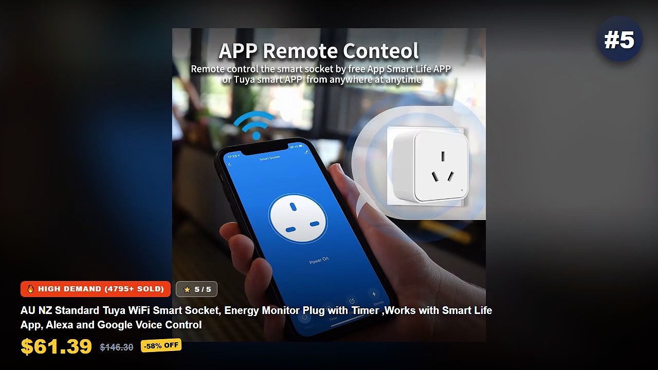 Best Smart Plugs With App Control And Energy Monitor on AliExpress | Review - Wi‑Fi Smart Plug US Standard with Energy M...