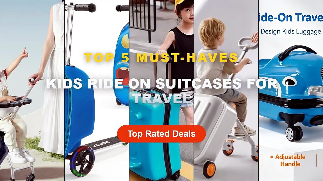 Cheap & Best Kids Ride On Suitcases For Travel...