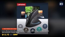 Amazing Ergonomic Vertical Mice For Wrist Pain You Need To See - Lenovo Wireless Vertical Mouse Rechargeable Personalise...