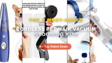 Don't Buy Cordless Pet Hair Vacuum Grooming Kits Before Watching This! - 5 in 1 cordless handheld cat and dog hair remov...