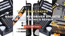 Top 5 Best Magnetic Screwdriver Bit Sets For Electronics Repair (Must Have!) - 145 in 1 JAKEMY JM 8183 Precision Screwdr...