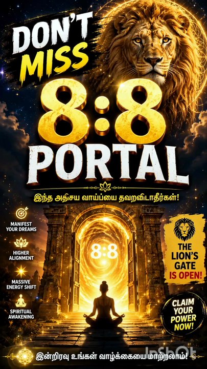 DON’T MISS THE 8:8 PORTAL 🌕 | Lion’s Gate Portal