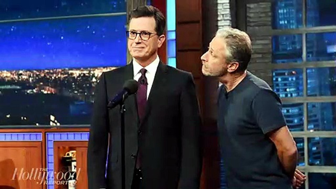 Stephen Colbert, Jon Stewart Respond to Trump's...