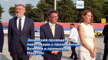 Зеленский прибыл в Сербию с первым официальным визитом