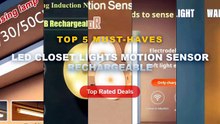 Ultimate Guide to the Best LED Closet Lights Motion Sensor Rechargeable
