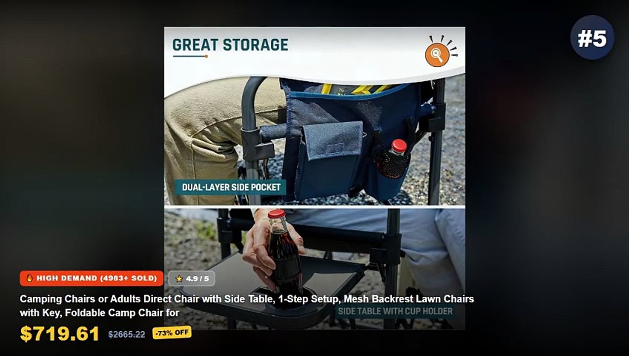 Ultimate Guide to the Best Foldable Camping Cha...