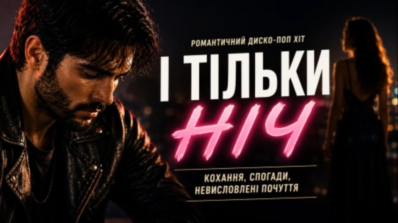 Only the Night 🌙 Nostalgic Ukrainian Disco-Pop Love Song | 80s Retro Vibes