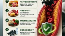 薬を使わずにコレステロール値を自然に下げる5つの方法をご紹介します