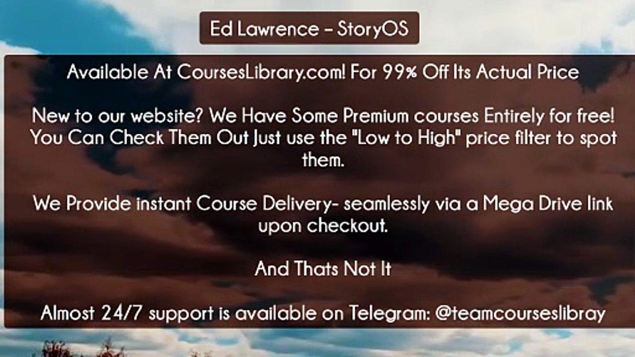 (Courseslibrary.com)Ed Lawrence – StoryOS