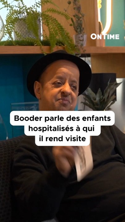 « Ça leur fait beaucoup de bien » Pourquoi Booder rend régulièrement visite à des enfants hospitalisés