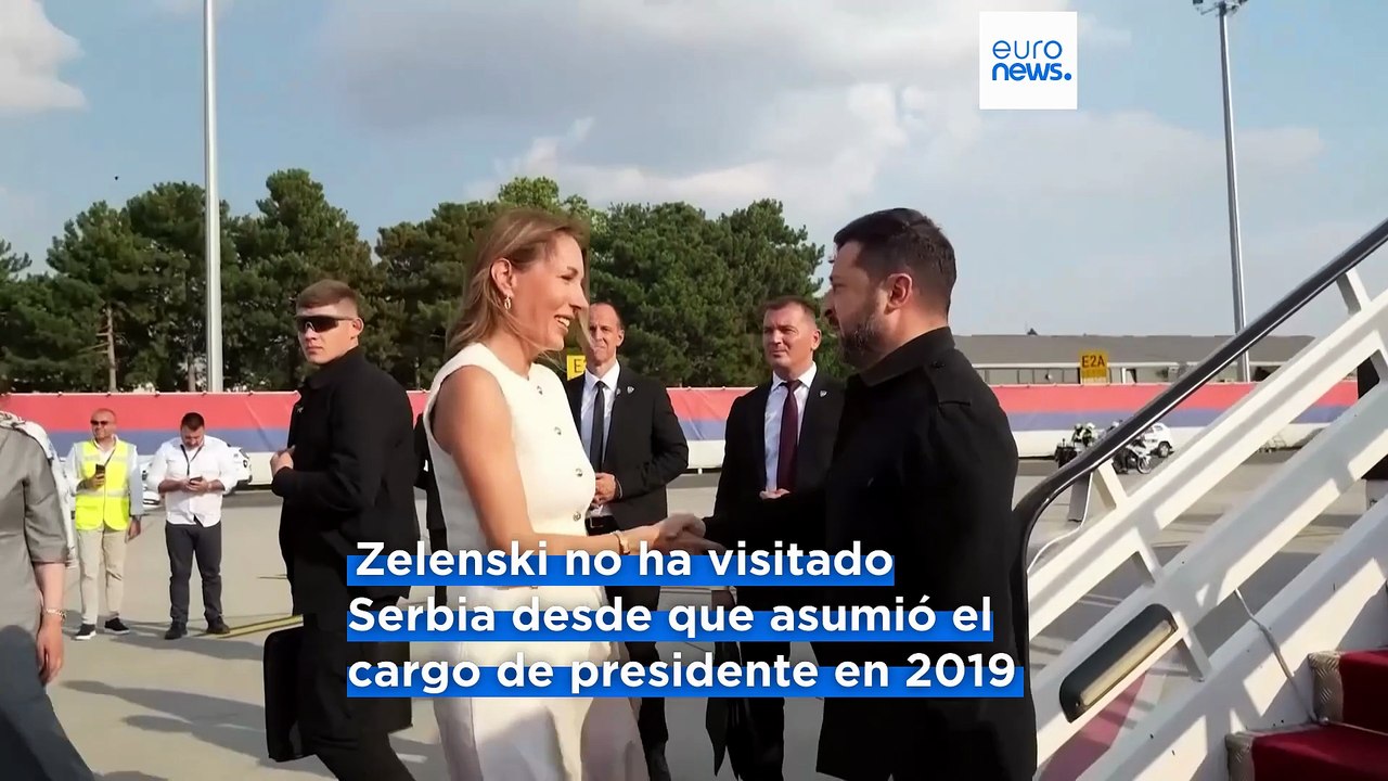 Zelenski pisa por primera vez Serbia, el país europeo que aún no ha roto con Putin