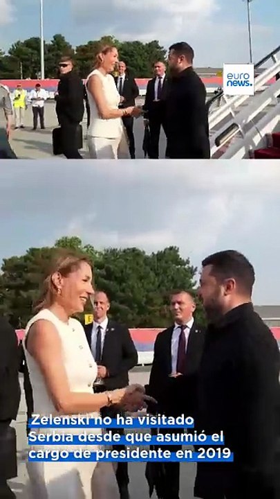 Zelenski pisa por primera vez Serbia, el país europeo que aún no ha roto con Putin