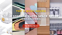 Top 5 Best Shoe Storage Slots Space Saver Organizers (Must Have!) - Shoe Slots Organizers 10 Pack Shoe Stacker Adjustabl...