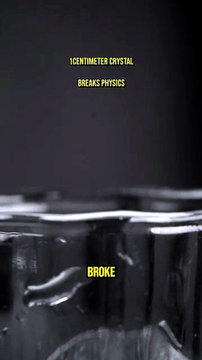 1-Centimeter Crystal Breaks Physics! 🤯