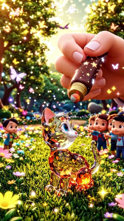 🐾 Magic Gel Creates an Adorable Animal! ✨ | AI Family-Friendly Animation