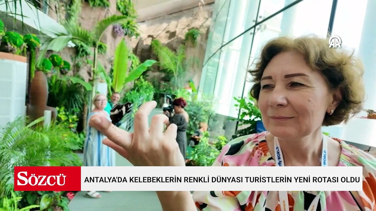 Antalya'da kelebeklerin renkli dünyası turistlerin yeni rotası oldu