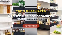 Cheap & Best Magnetic Fridge Organizer Racks For Spices Unboxing & Review