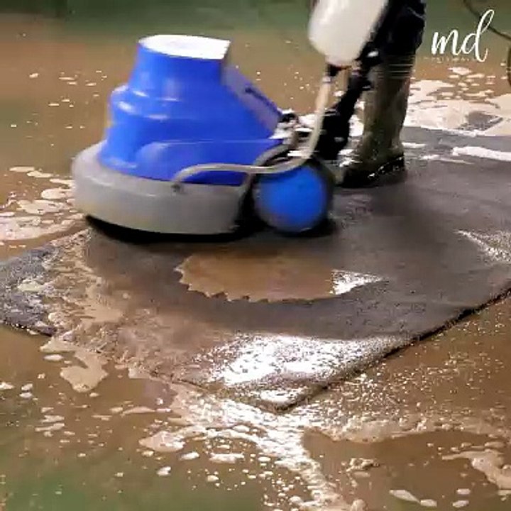 This satisfying rug cleaning will surprise you! 💯