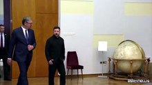Zelensky in Serbia, accolto a Palazzo presidenziale da Vucic