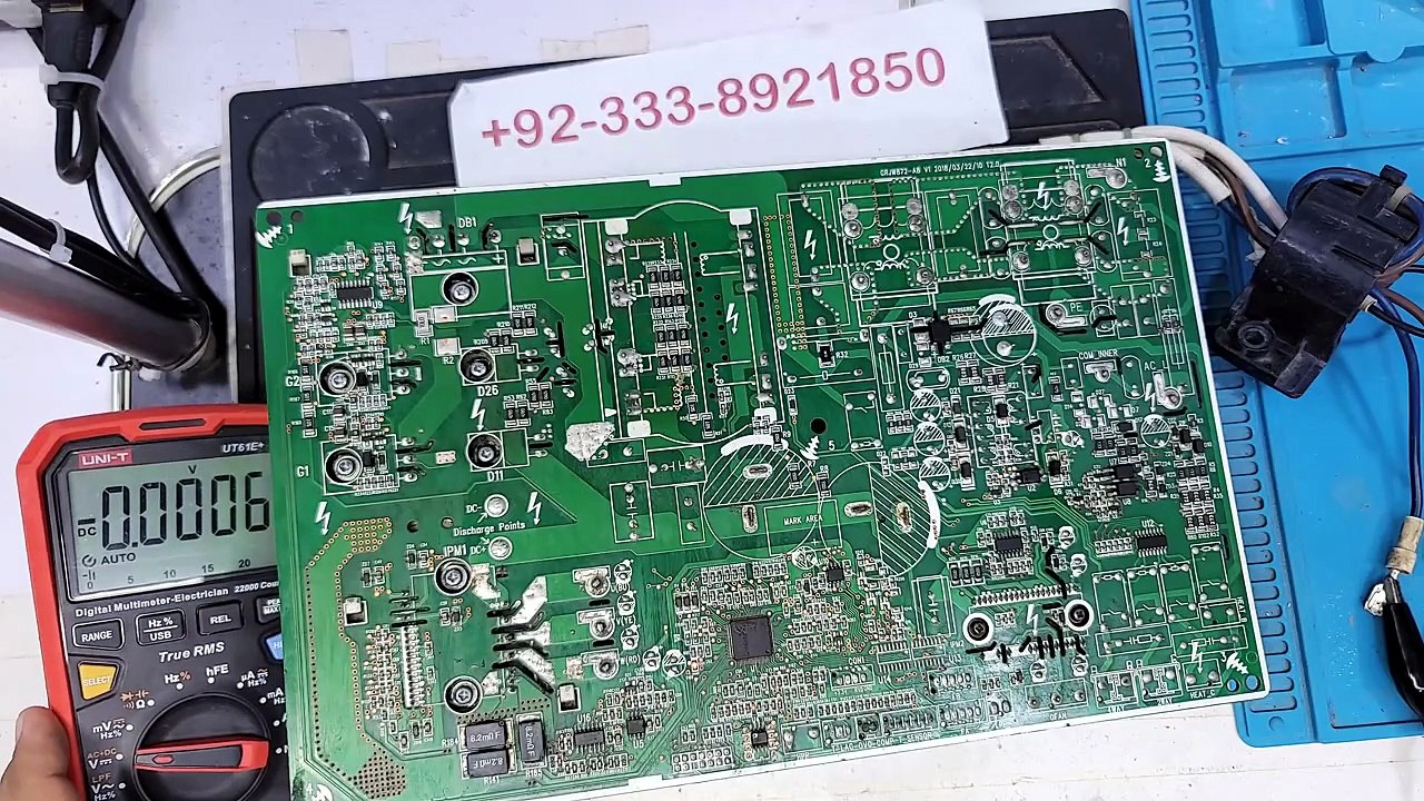 Gree DC Inverter AC Outdoor PCB E6 Error Repair  DC Inverter PCB Training Center - Babar Electronics HVACR