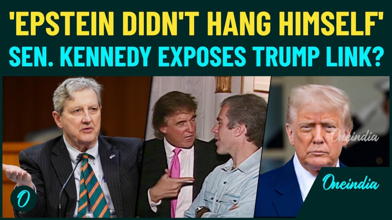 Trump's Role In Epstein Death Out? Sen. Kennedy EXPOSES Death Of Jeffrey Epstein Before Midterms
