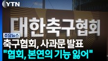 대한축구협회, 각종 비위에 사과...'쇄신 약속' / YTN