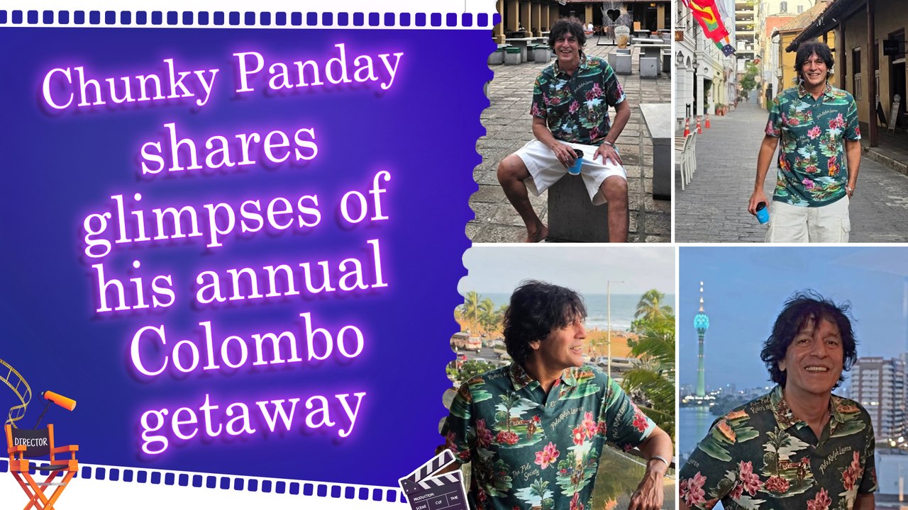 Chunky Panday explores Colombo during annual getaway, shares pictures featuring iconic Lotus Tower