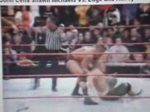 hbk & cena vs rated rko world tag team championship