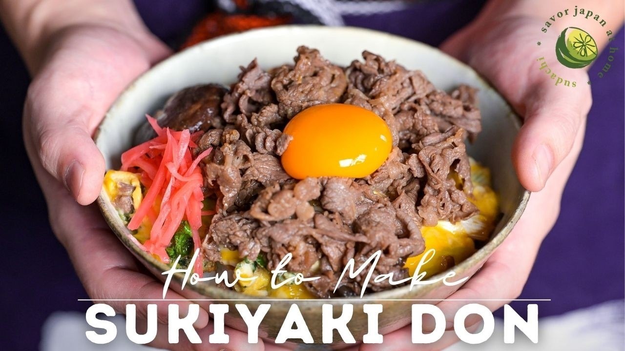 How to Make Sukiyaki Don (Sweet-Savory Japanese Beef Rice Bowl)