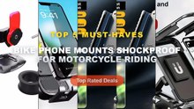 Don't Buy Bike Phone Mounts Shockproof For Motorcycle Riding Before Watching This! - Universal Shockproof Phone Holder F...