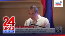 Mabilis at patas na hustisya, binigyang-diin ni Chief Justice Gesmundo | 24 Oras Weekend