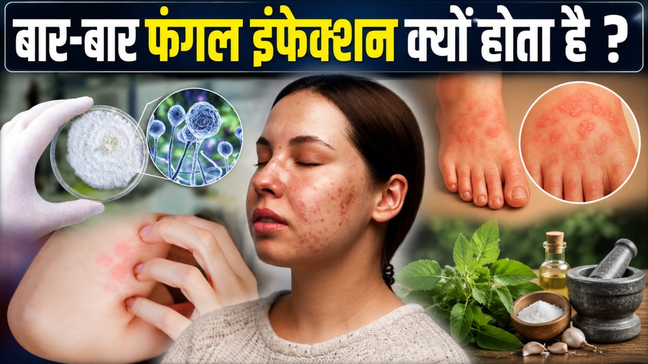 Fungal Infection Reason & Symptom: बार-बार फंगल इंफेक्शन होने का कारण | Fungal Infection Kyu Hota Ha