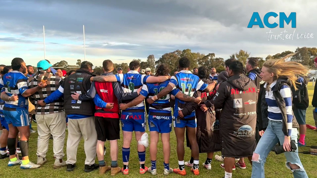Wagga City celebrates dramatic major semi-final win