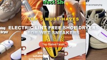 Cheap & Best Electric Lint Free Shoe Dryers For Wet Sneakers Unboxing & Review - Electric Shoe Dryer USB Intelligent Qui...
