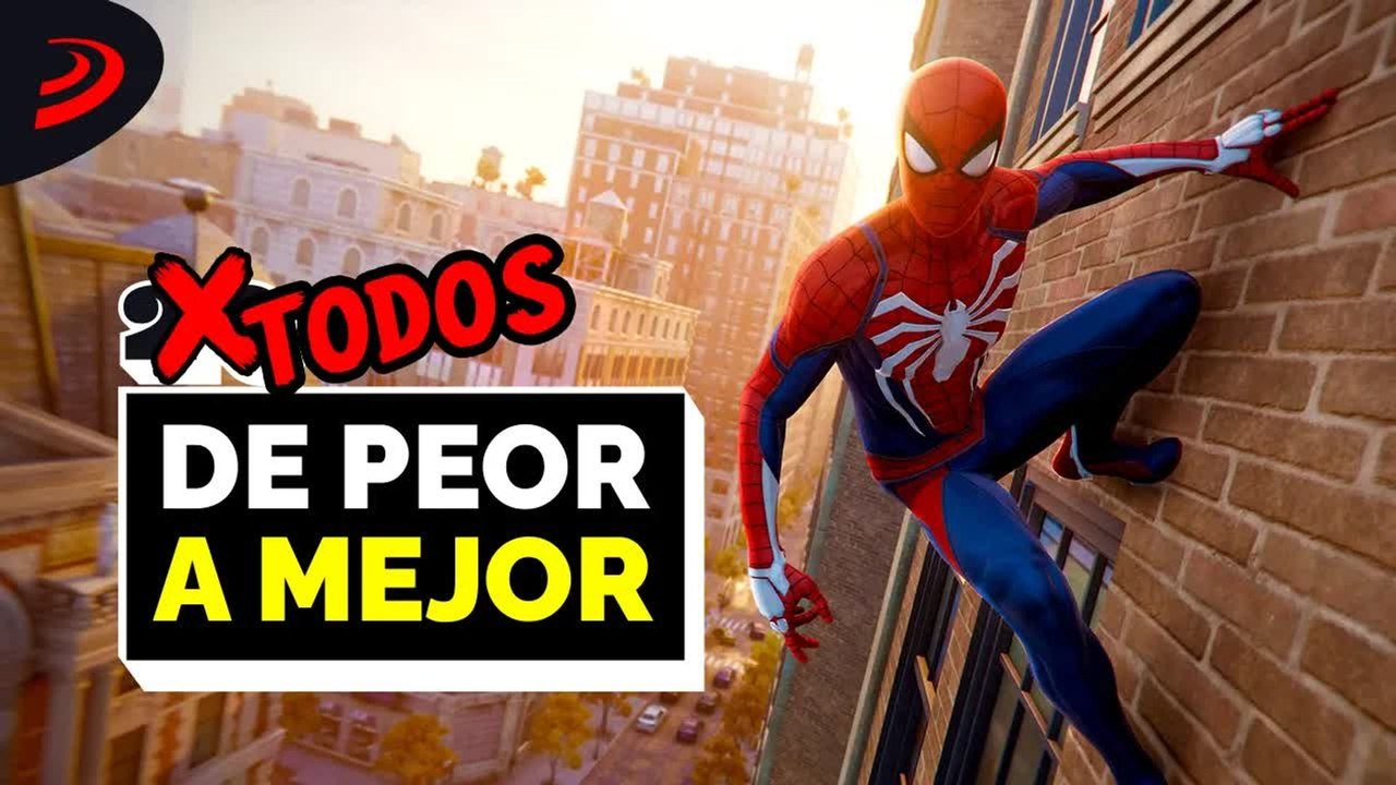 Todos los juegos de SPIDER-MAN ordenados de PEOR a MEJOR