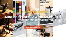 Best Mini Portable Sewing Machines For Home Repairs on AliExpress | Review - Hand held Electric Sewing Machine Multifunc...