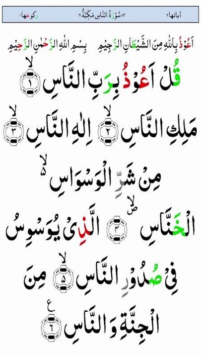 Surah An-Nas 🤍 | A Powerful Surah for Protection