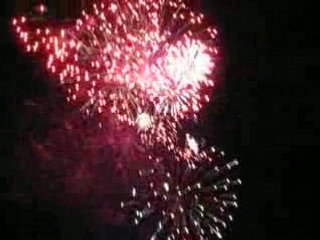 Feu d'artifice à Villeneuve Lès Maguelone - 13/07/08