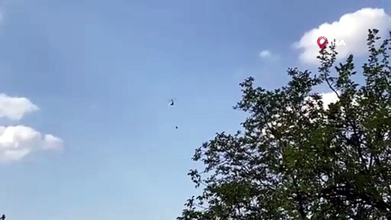 İnegöl’de orman yangını; Havadan ve karadan müdahale başlatıldı