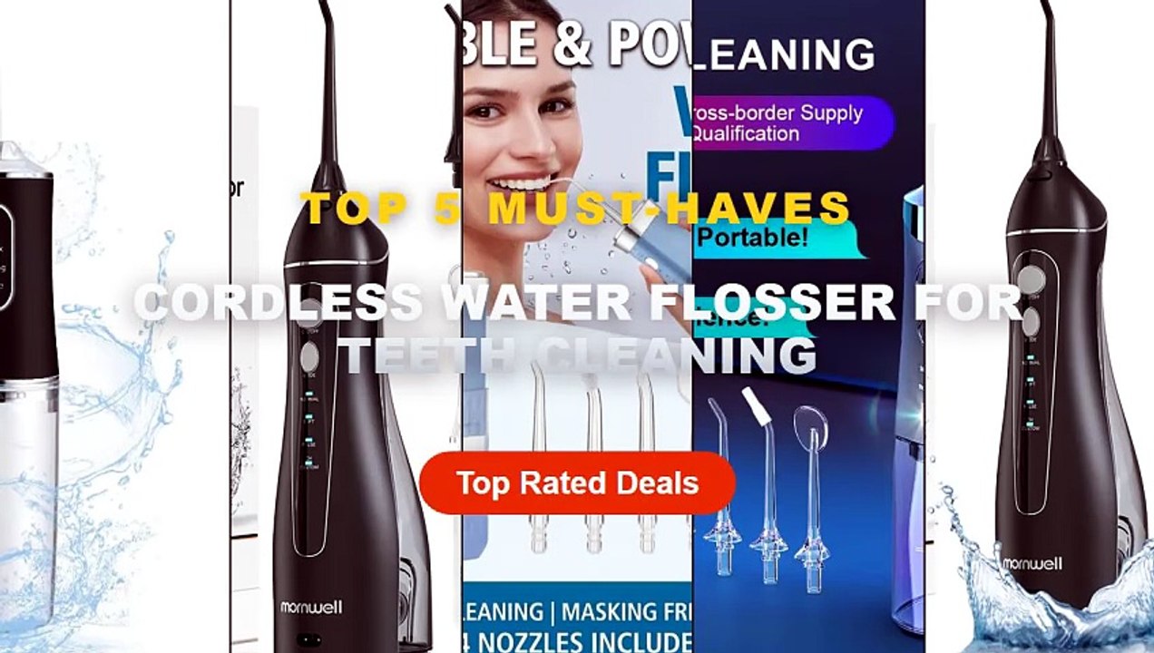 Cordless Water Flosser For Teeth Cleaning: Top...