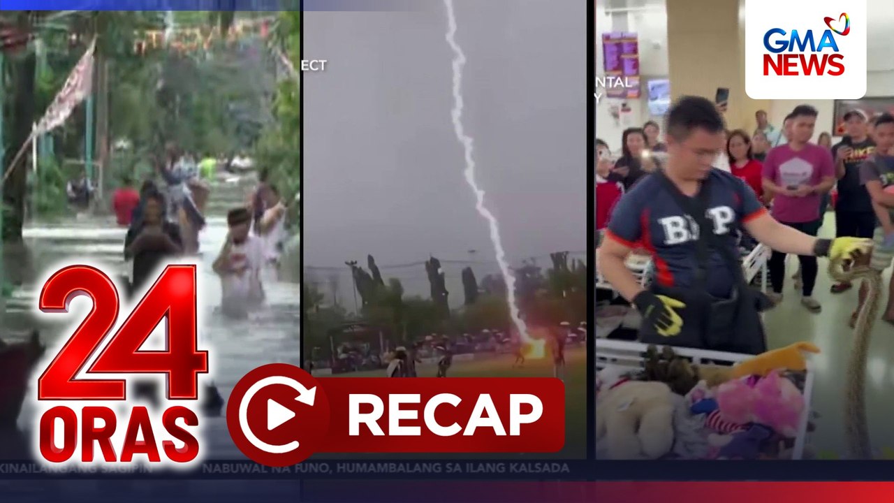 24 Oras Weekend: (Parts 3&4) Baha sa mga probinsya; Patay sa kidlat; Sawa sa ukay-ukay; atbp.