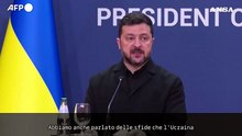 Zelensky a Belgrado: "L'Ucraina non ha più centrali elettriche intatte"